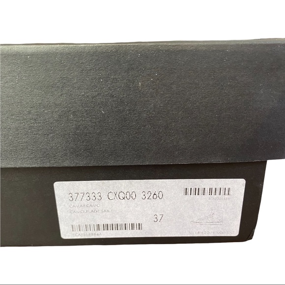 Saint Laurent Camo Suede Fringe-Detail High-Top Sneaker Sz. 7 - Picture 11 of 11